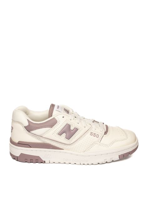 sneaker 550 bianco/malva NEW BALANCE | 550DAK-B/MAUVE